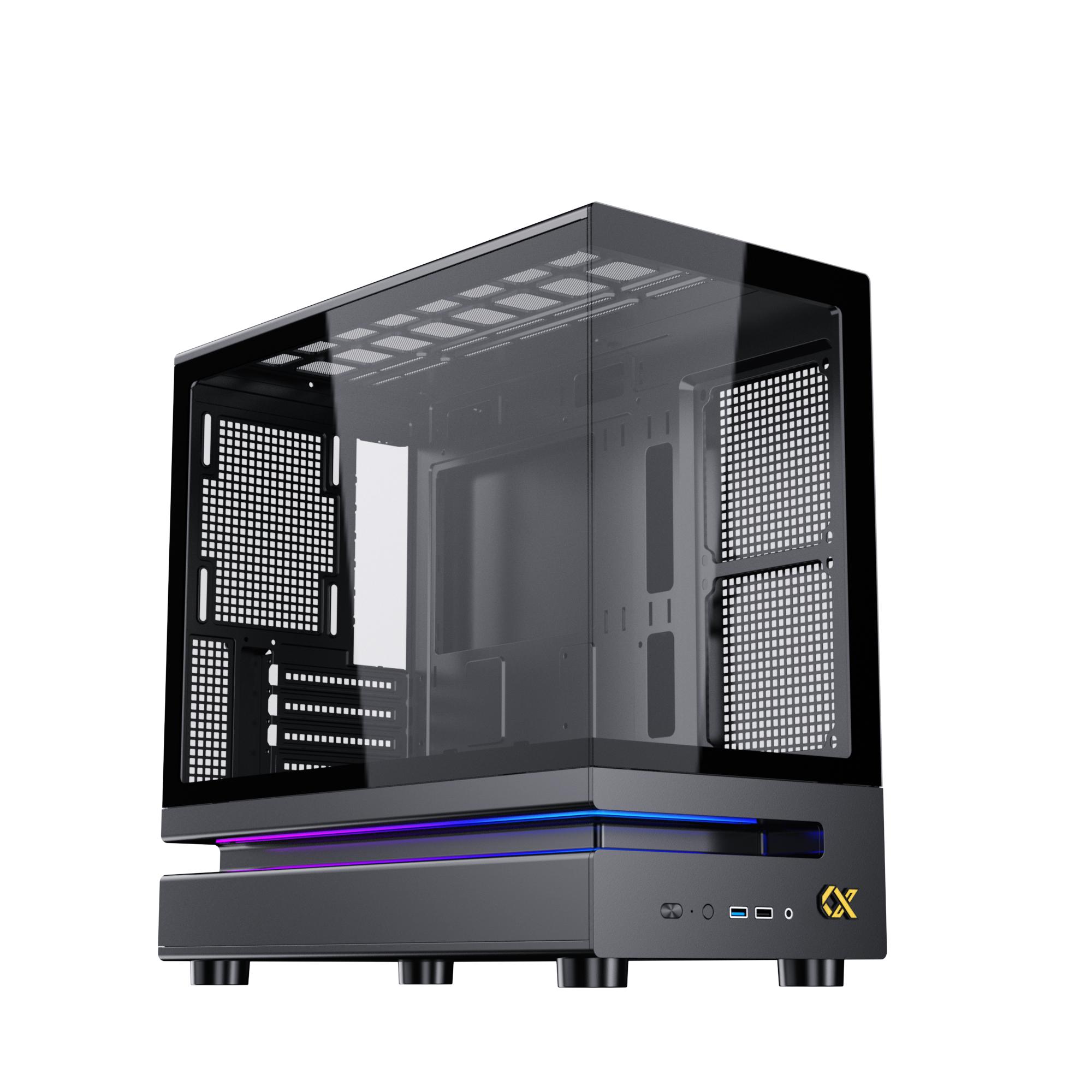 CASE XIGMATEK WIND M Ko Fan (EN90359) Case Bể Cá Đen