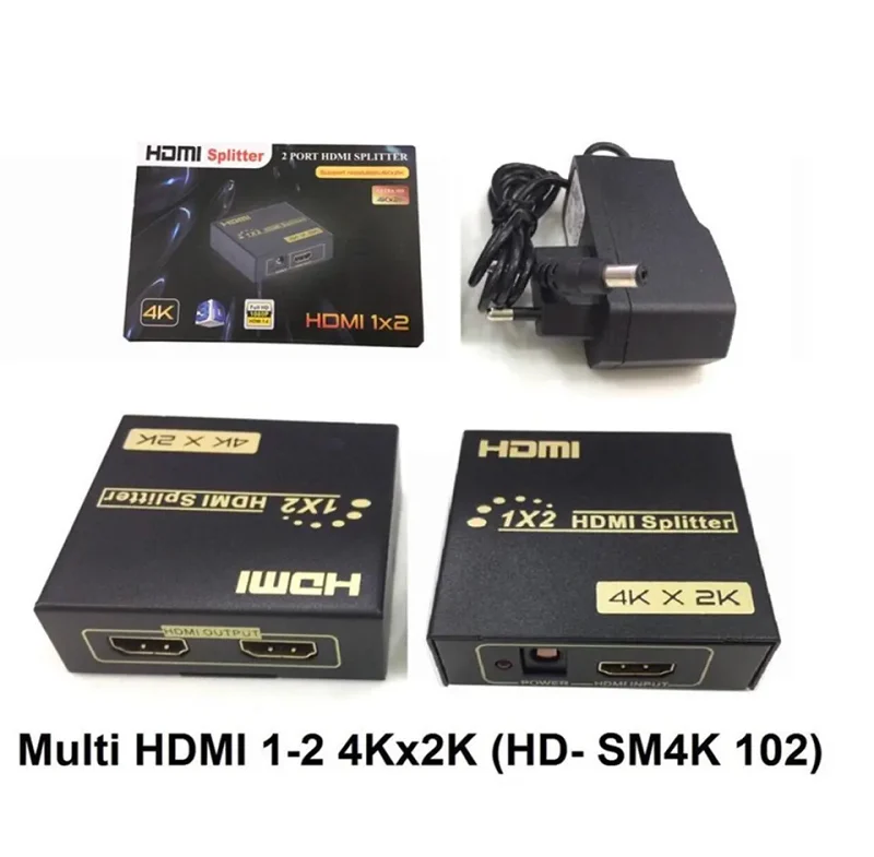 HUB HDMI 1 => 2 HD-4K FJGEAR SM4K102