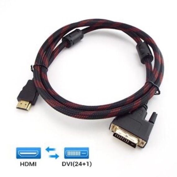 CABLE HDMI DVI 1.5M (Dây đen)