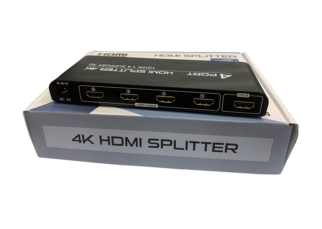 HUB HDMI 1 => 4 HD-4K FJGEAR SM4K104