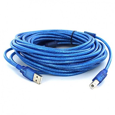 CABLE USB Nối Dài 10M (dây Xanh chống nhiễu)