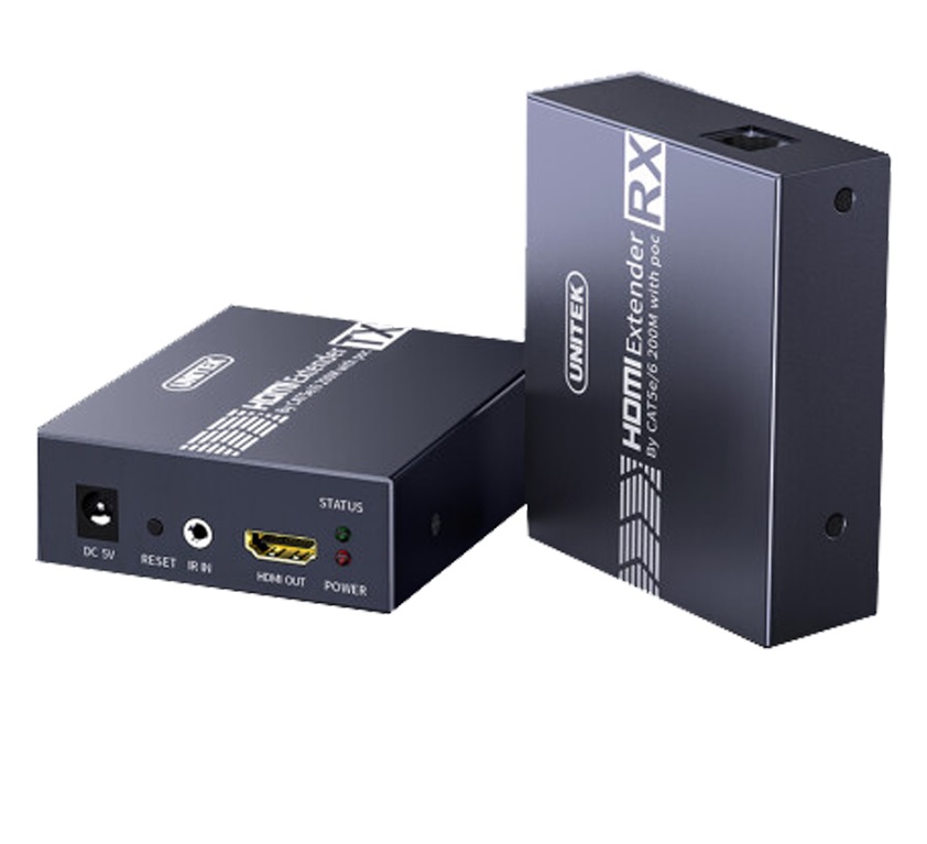 Bộ Nối Dài HDMI => LAN UNITEK 200M V150A 4K
