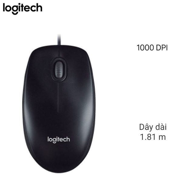 MOUSE LOGITECH M100R Chính Hãng
