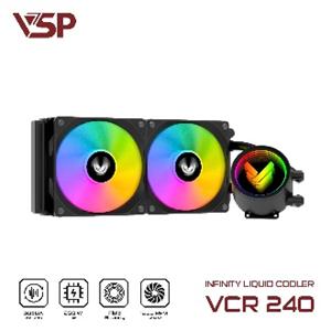 T.N NƯỚC VSP VCR240 2FAN RGB (Đen)