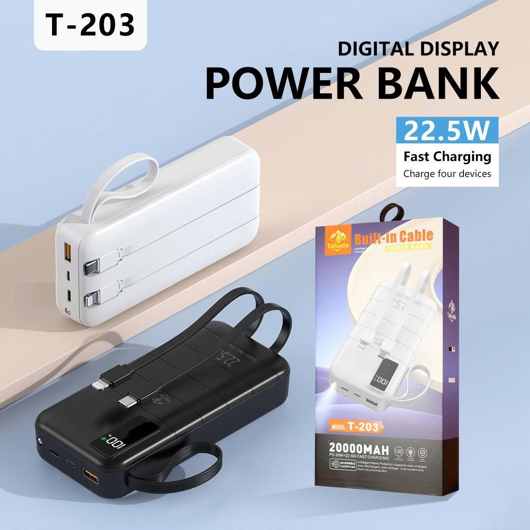 PIN SẠC DỰ PHÒNG TAHADA T203 20.000mAh (22.5W)