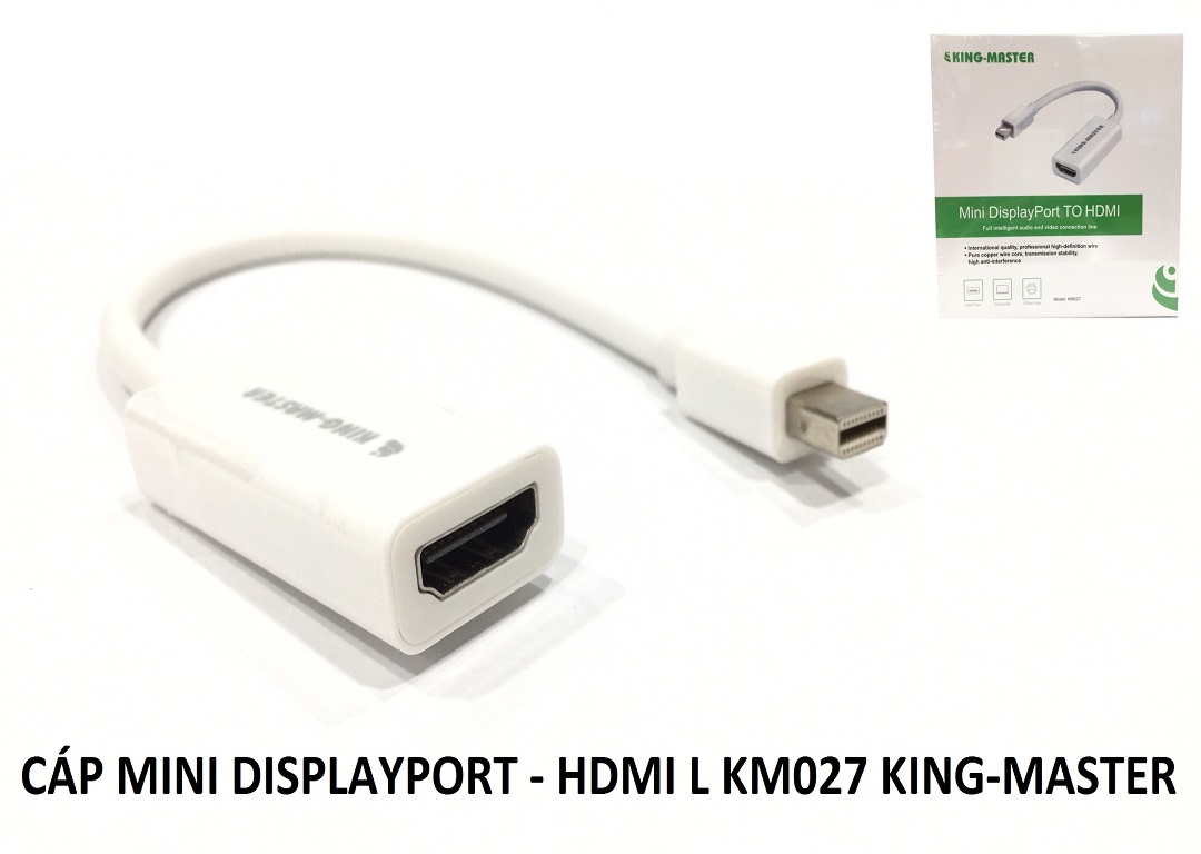 ĐẦU MINI Displayport => HDMI KINGMASTER KM027