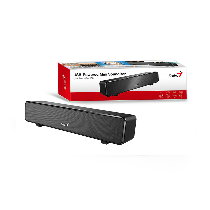 LOA 2.0 GENIUS Soundbar 100 Chính Hãng