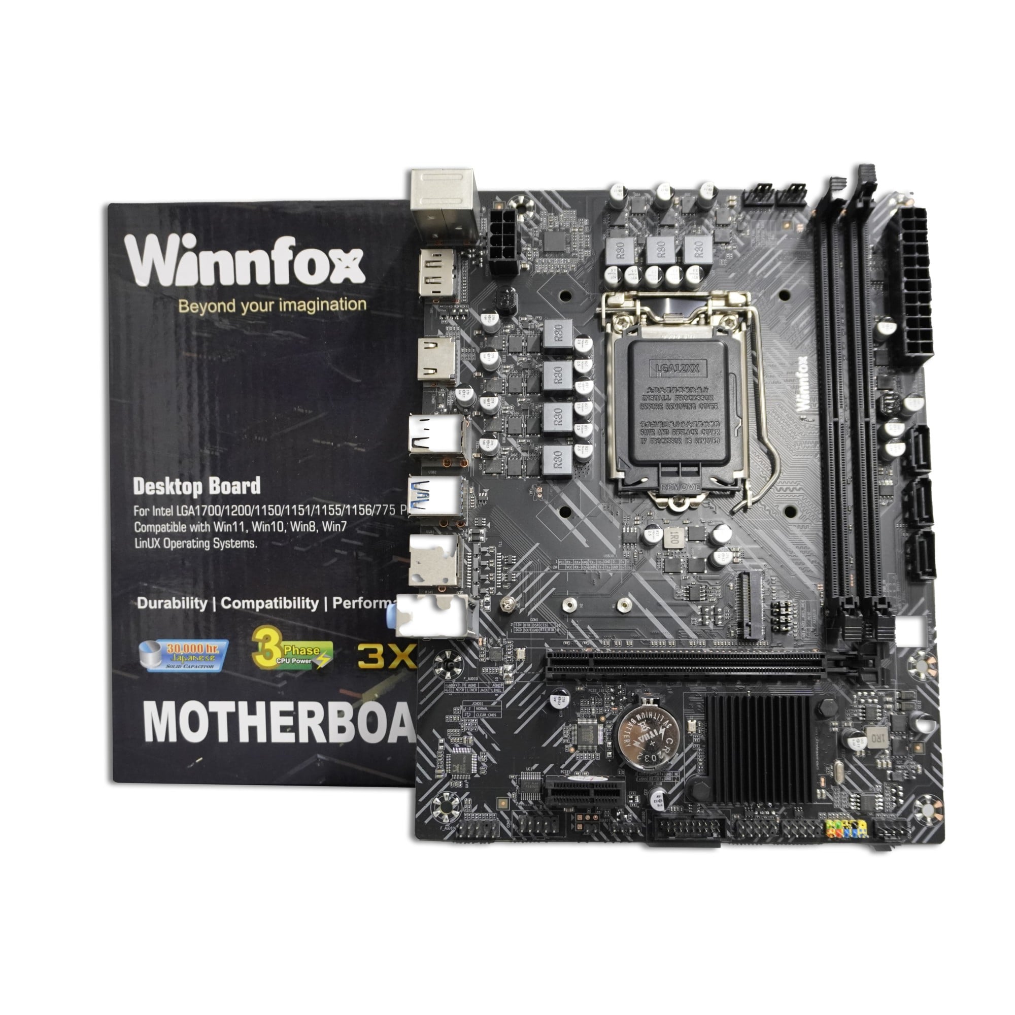 MAIN WINNFOX H310 (VGA-HDMI-M2 NVMe) Chính Hãng