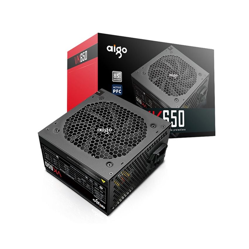 NGUỒN AIGO VK650 650W (CST) BOX Chính Hãng