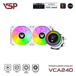 T.N NƯỚC VSP VCA240 2FAN ARGB -Màn hình hiển thị nhiệt độ (Trắng)