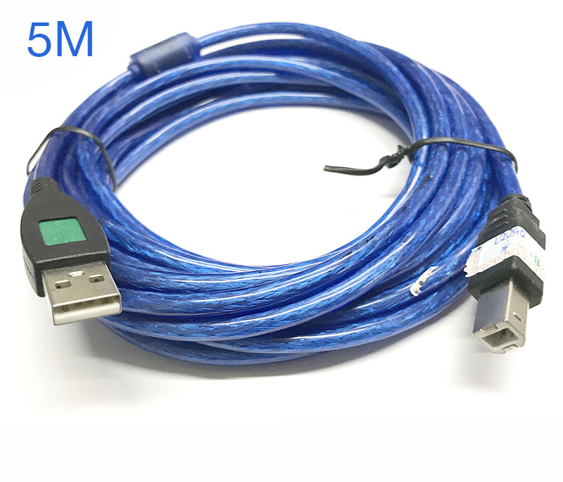 CABLE MÁY IN 5M (dây Xanh chống nhiễu)