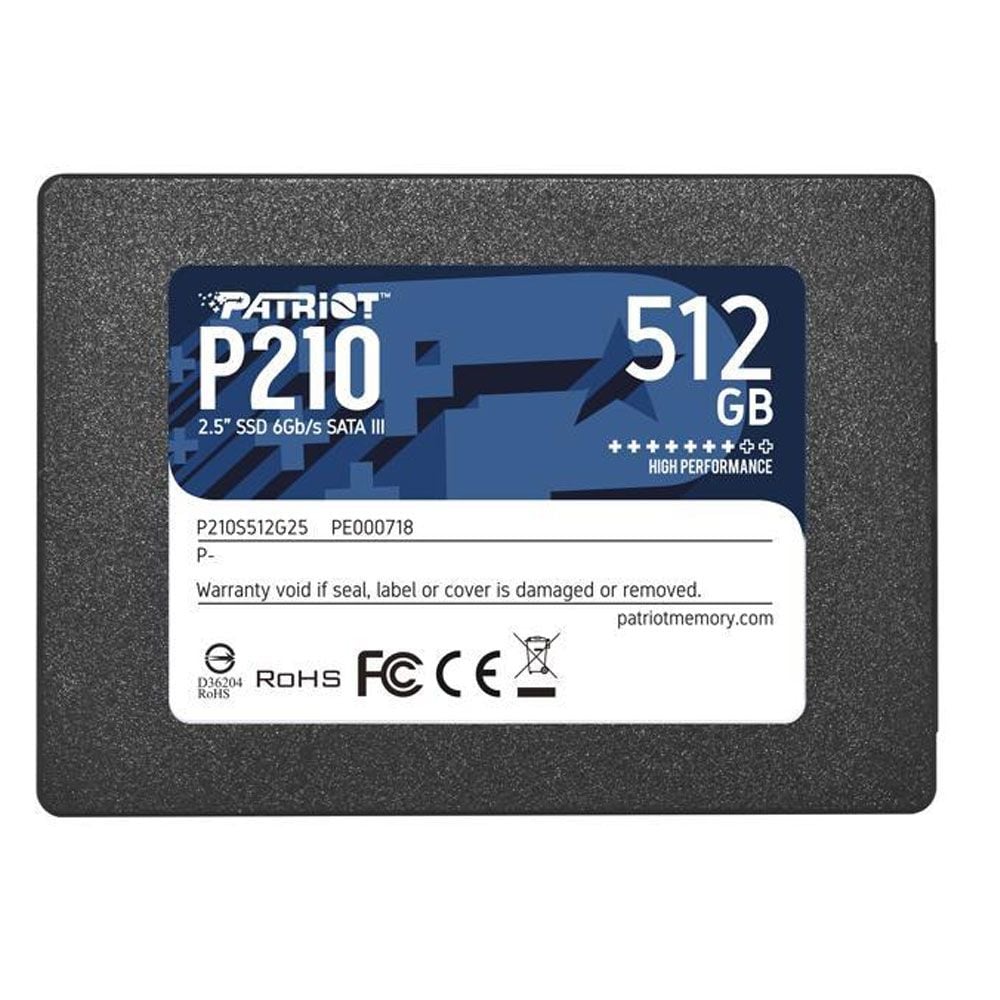 SSD 512GB PATRIOT P210 Chính Hãng