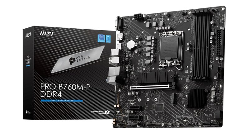 MAIN MSI PRO B760M-P D4 (4 Slot Ram) Chính Hãng