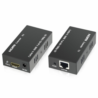 Bộ Nối Dài HDMI => LAN 60M (HD Extender)