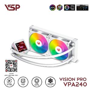 T.N NƯỚC VSP VPA240 2FAN ARGB -Màn hình hiển thị LED (Trắng)
