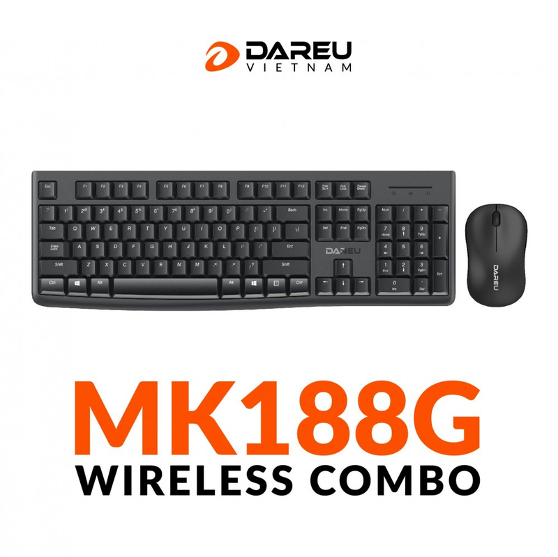 COMBO Kô dây KB+MO DAREU MK188G Chính Hãng