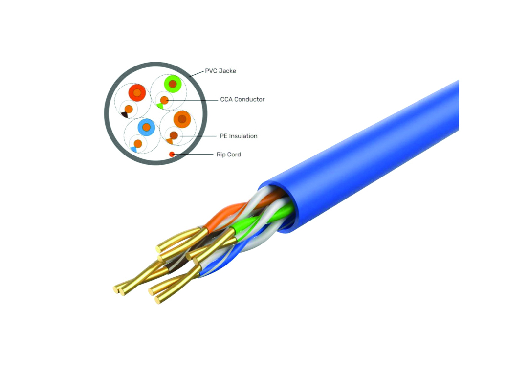 CABLE MẠNG (305M) UTP 5E UNITEK C18126BL (Màu Xanh)