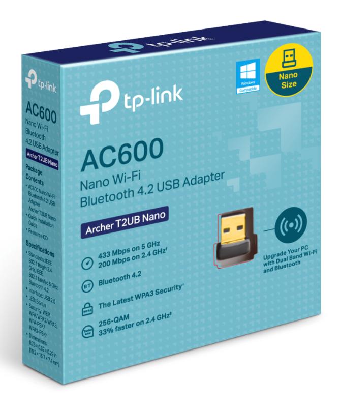 USB WIFI + BLUETOOTH TP-LINK Archer T2UB Nano