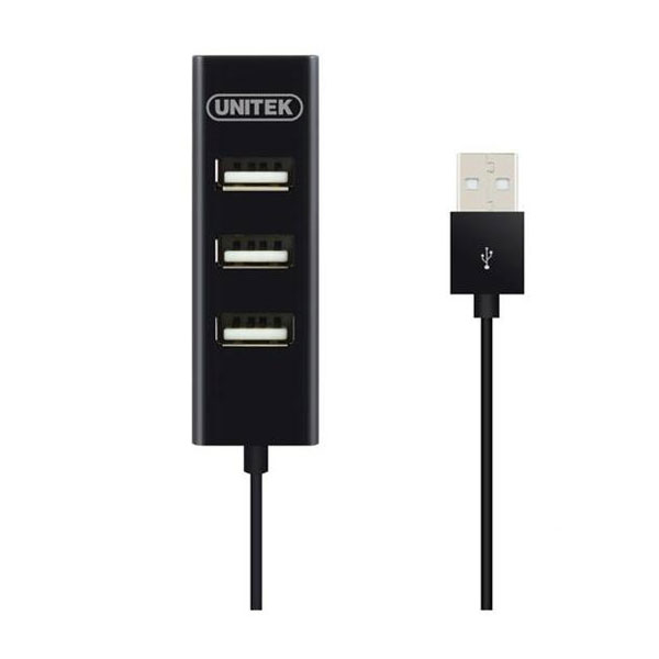 HUB USB 4P UNITEK Y2140 2.0 (0.8M)