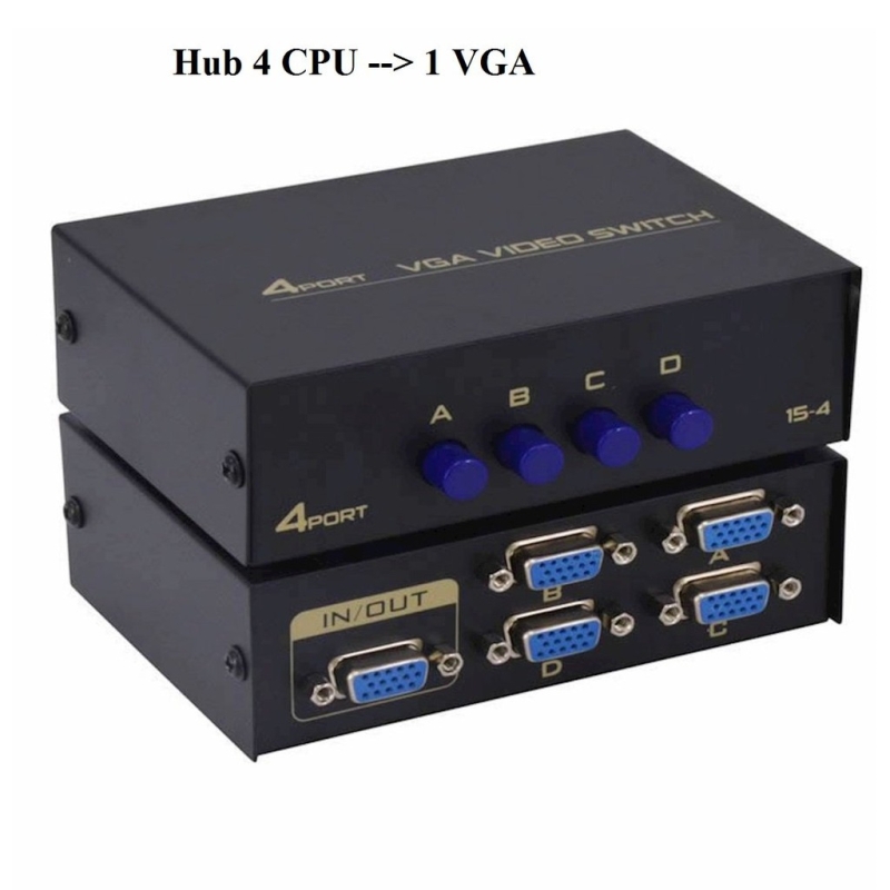 HUB 4 CPU => 1 VGA FJGEAR FJ15-4C