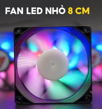 FAN CASE 8CM Leopard 12025 (LED RGB)