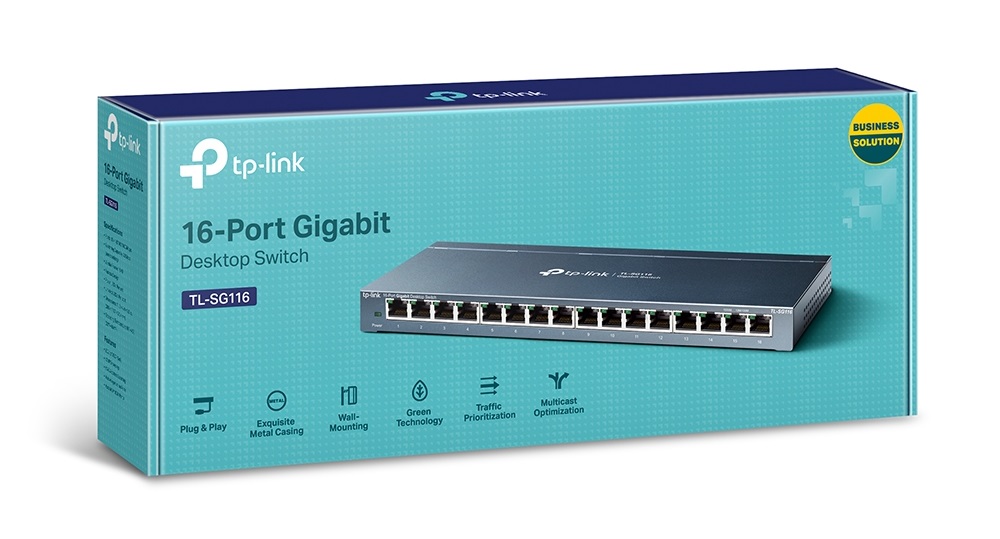 SWITCH 16P TP-LINK TL-SG116 (1Gigabit)