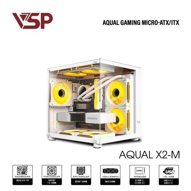 CASE VSP AQUAL X2-M Trắng