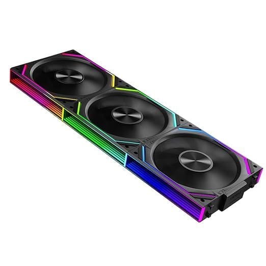 Hộp 3cái FAN CASE Leopard Interstellar V2 RS (gắn Hub ARGB) Đen Xuôi,Ngược