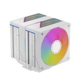 FAN CPU Leopard KF620 DGT ARGB (6 Ống Đồng - 2 Tháp - LCD Hiển Thị Nhiệt Độ) -115x/1200/1700/AMD - Trắng