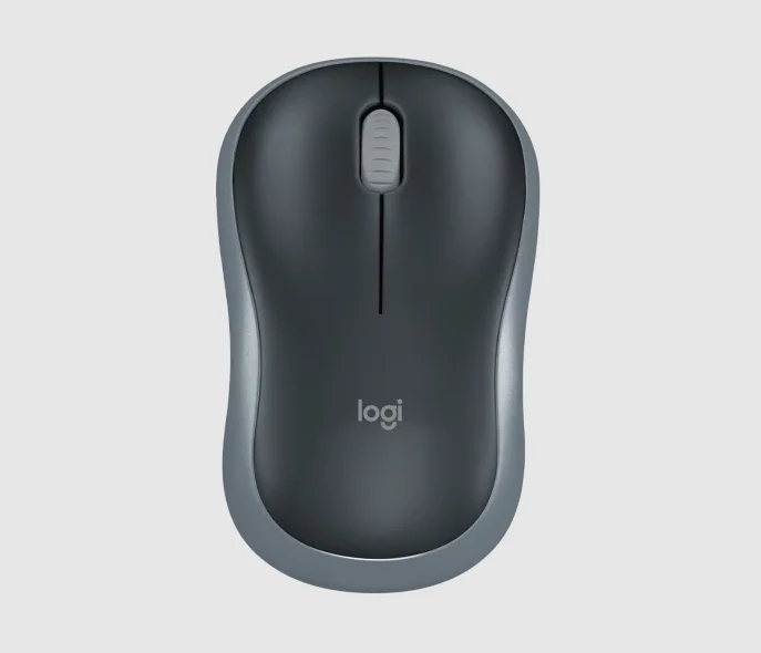 MOUSE Kô dây LOGITECH M185 Chính Hãng (Xám/Xanh/Đỏ)