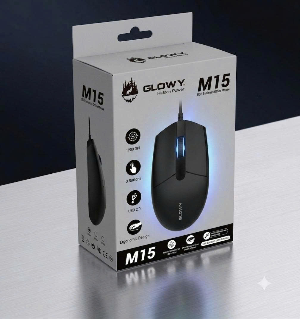 MOUSE GLOWY M15 USB Chính Hãng