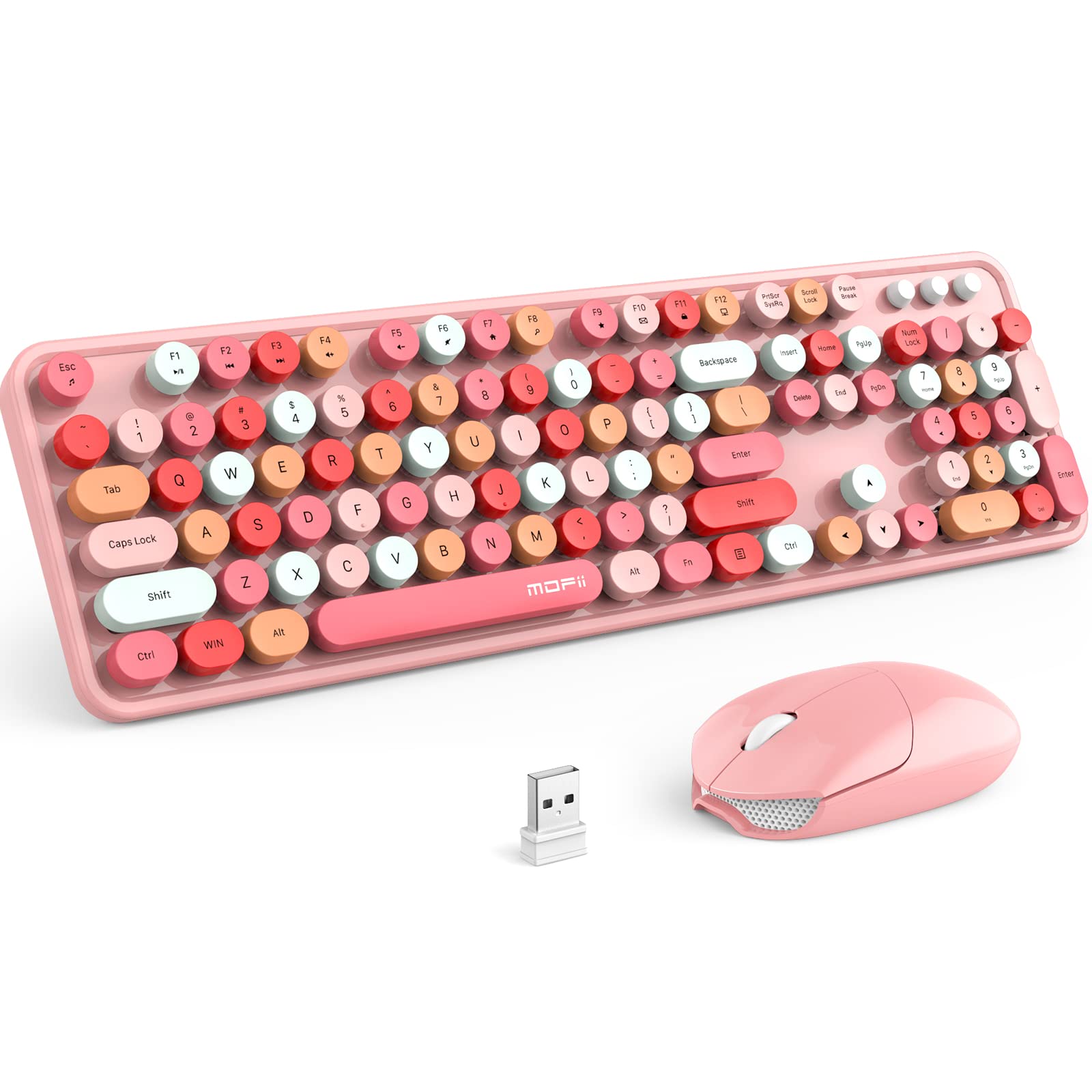 COMBO KB+MO MOFII Pink Colorful SK676683M3