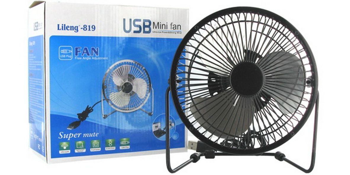 QUẠT USB Lileng 819 (Đen)