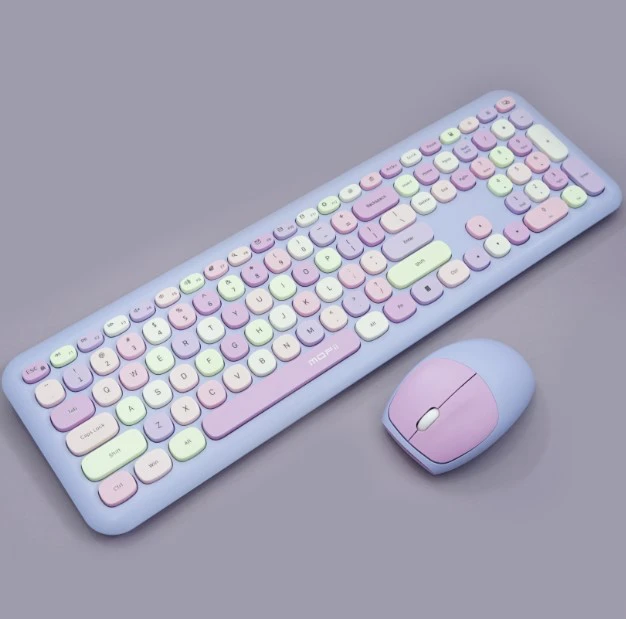 KEYBOARD MOFII SWEET Purple Colorful Chính Hãng