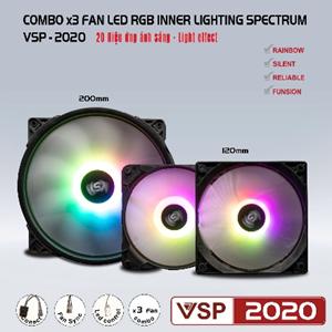 Combo 3 FAN VSP 2025 (2*12cm+20cm) Đen