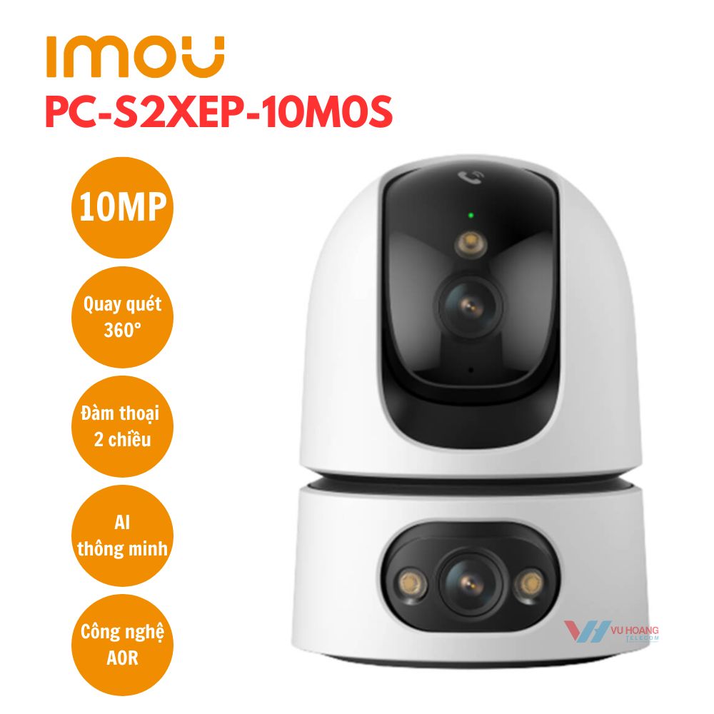 CMR WI-FI IMOU IPC-S2XEP-10M0S 10Mpx (2 Mắt 5M) Chính Hãng