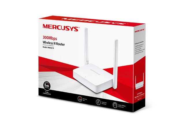 PHÁT WIFI MERCUSYS MW301R 300M 2Anten Chính Hãng