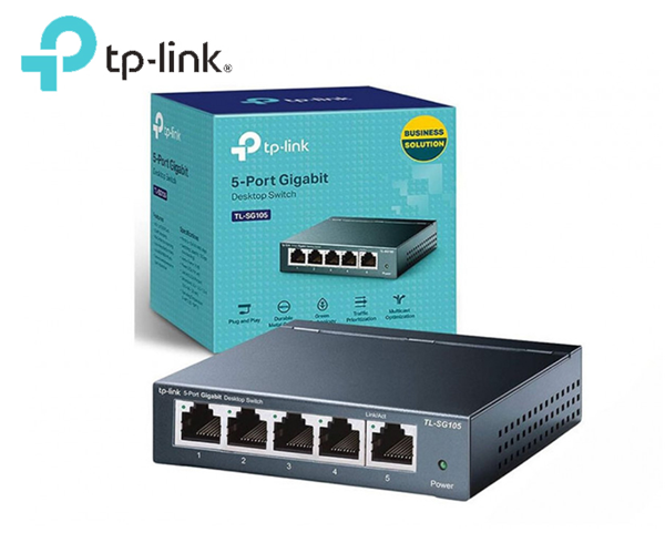 SWITCH 5P TP-LINK TL-SG105 (1Gigabit) Vỏ Sắt