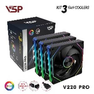 Bộ KIT 3Fan VSP V220 PRO (Đen / Trắng)