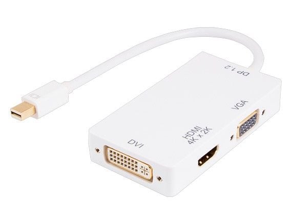 ĐẦU MINI Displayport => VGA + HDMI + DVI