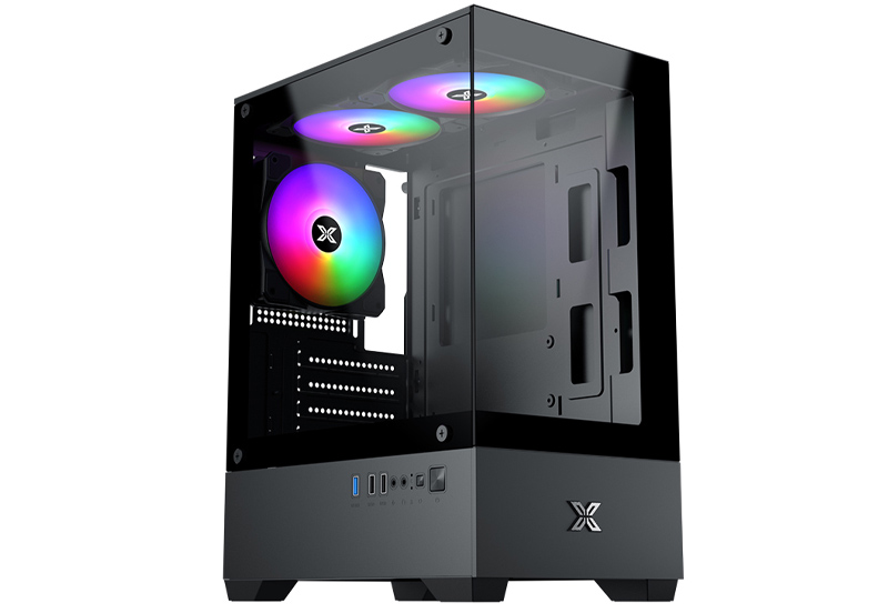 CASE XIGMATEK VIEW III 3Fan (EN90526) Case Bể Cá Đen