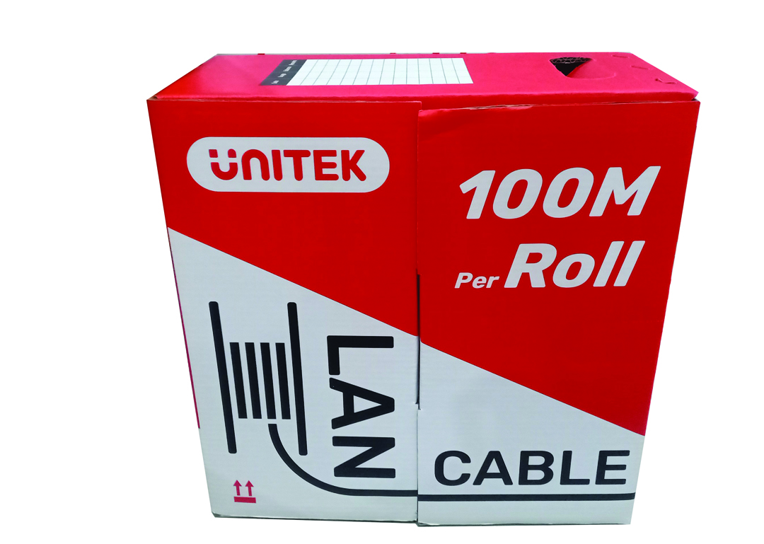 CABLE MẠNG (100M) UTP 5E UNITEK C18126ABL (Màu Xanh)