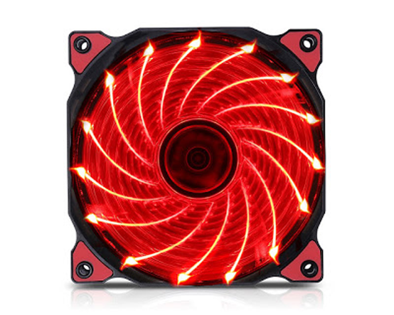 FAN CASE 12CM LED Đỏ / Xanh Dương / Xanh Lá