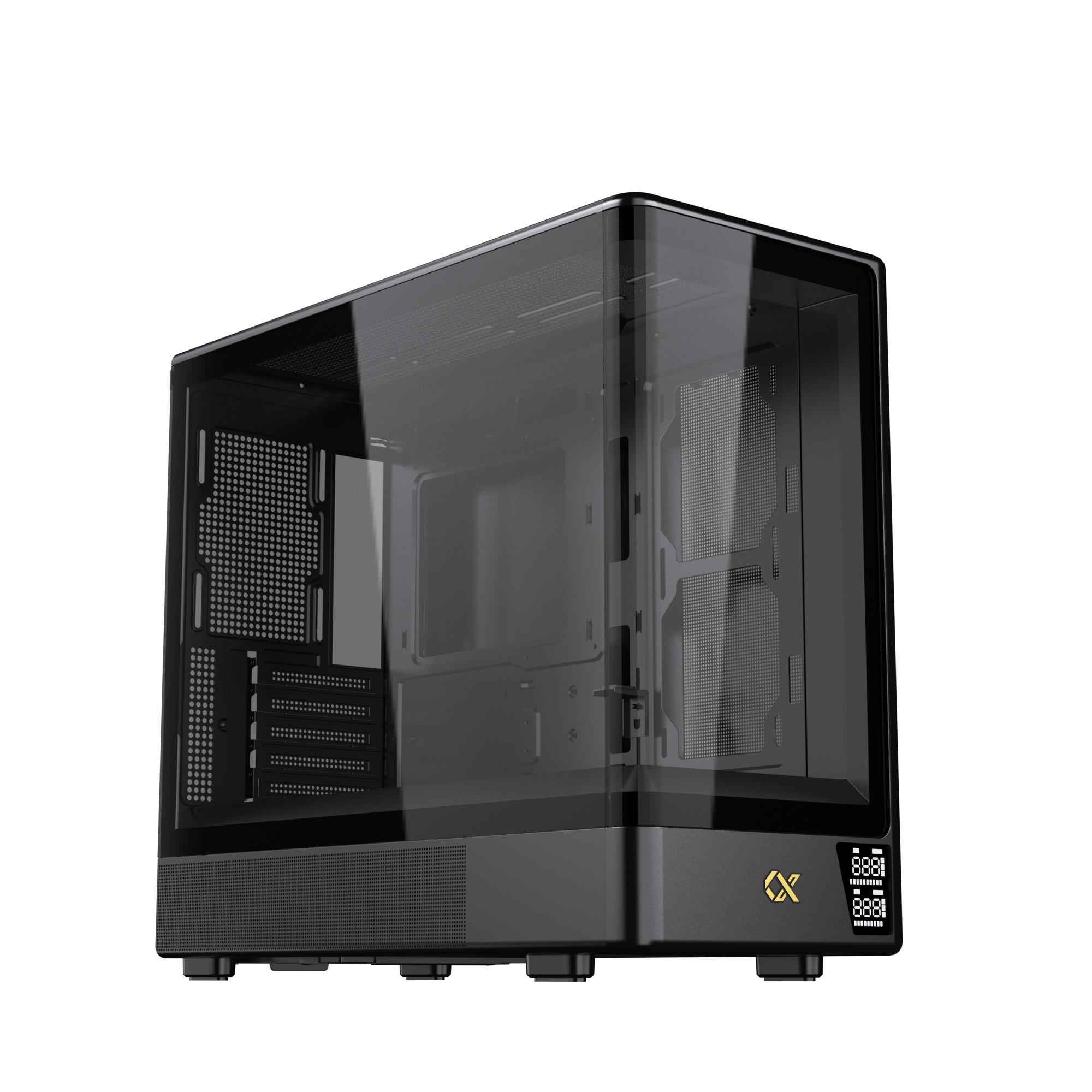 CASE XIGMATEK MOON ML DGT Ko Fan (EN49699) Case Bể Cá Đen