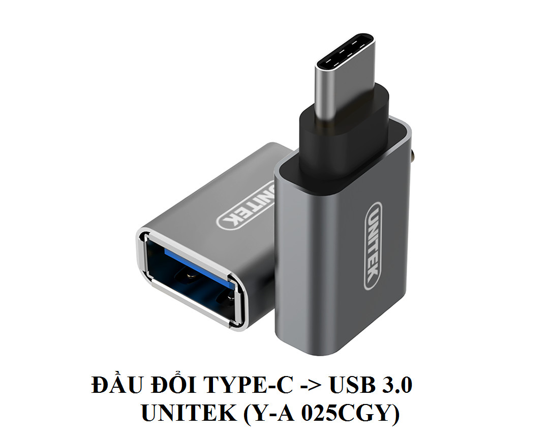CABLE TYPE-C => USB 3.0 UNITEK YA025CGY / A1025GNI