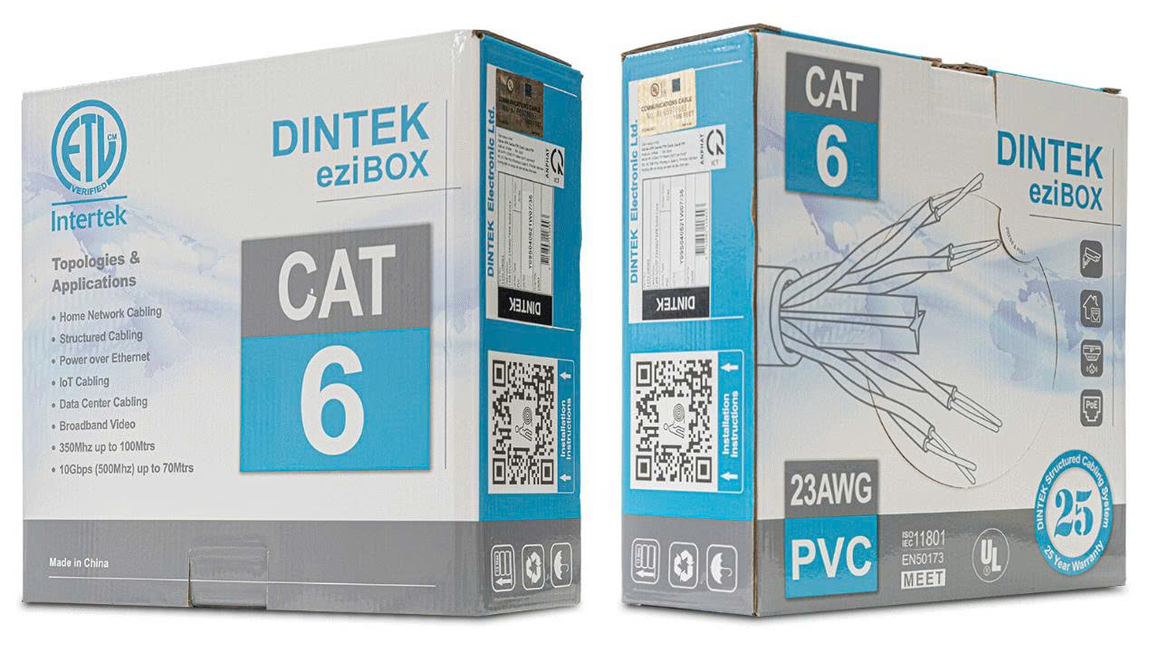 CABLE MẠNG (100M) 6E UTP DINTEK Chính Hãng