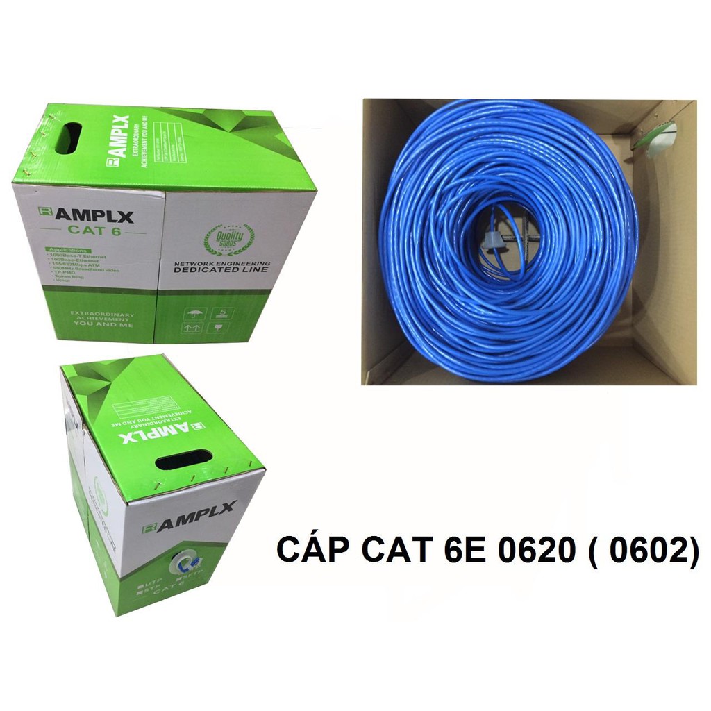 CABLE MẠNG (305M) 6E AMPLX 0718 (Xanh Dương)