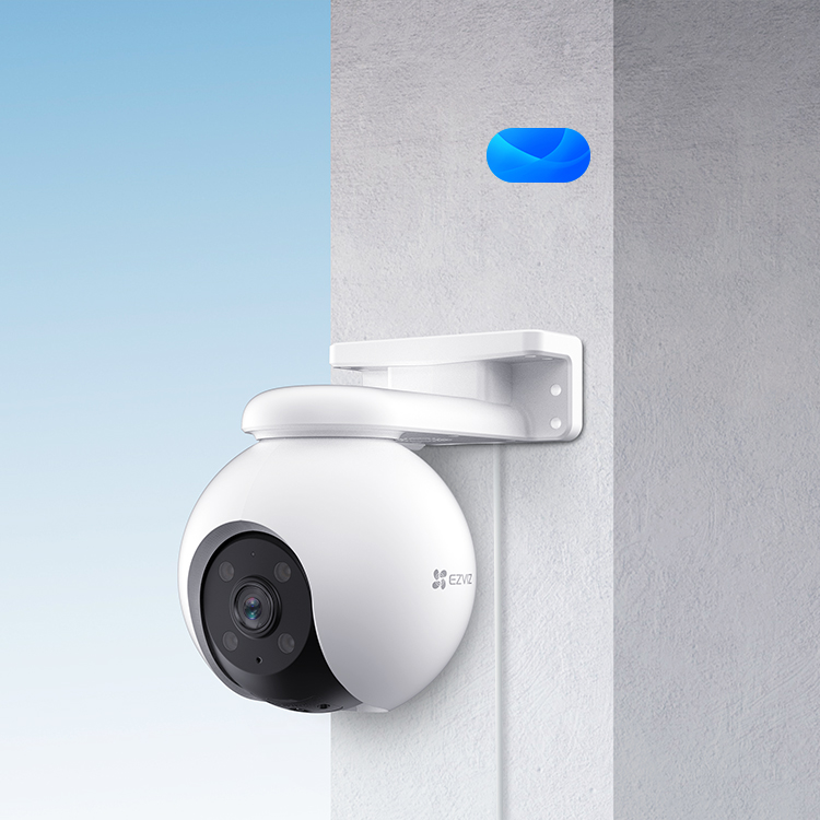 CMR WI-FI EZVIZ H8 Pro 2K 3Mpx Xoay 360 –Ngoài Trời -Màu ban đêm Chính Hãng