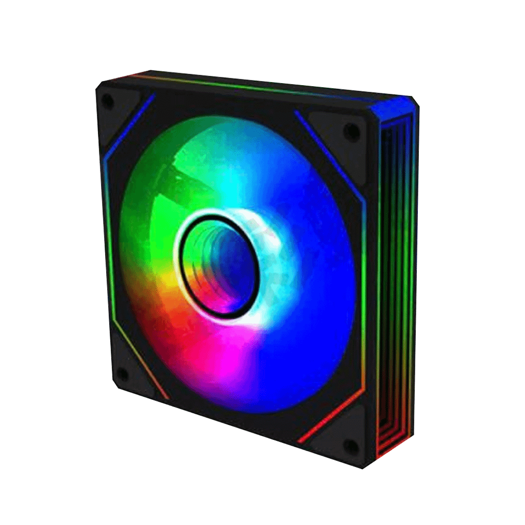 FAN CASE LEOPARD S1 LED Auto Đen (Xuôi, Ngược)