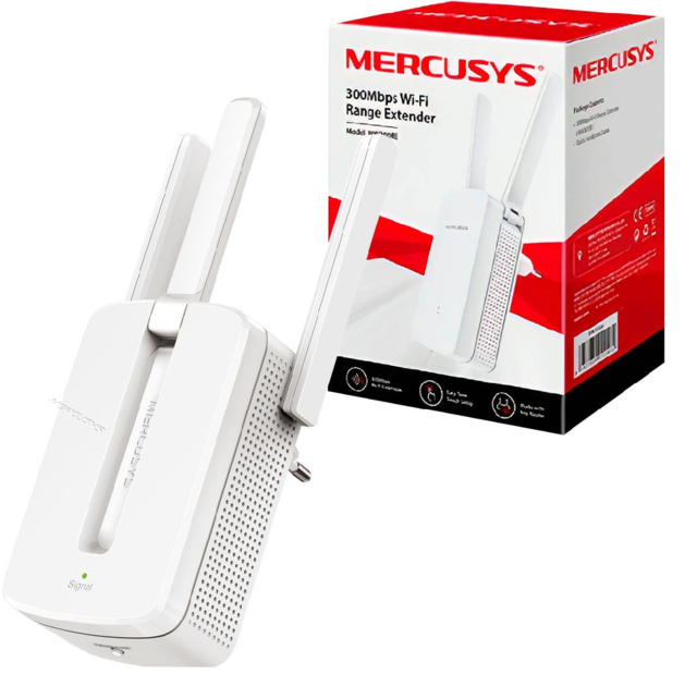 KHUẾCH ĐẠI WIFI MERCUSYS MW300RE 300M 3Anten